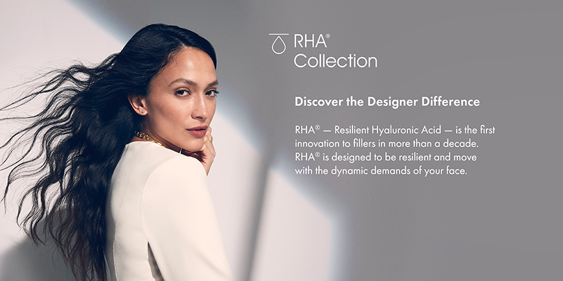 RHA®️️️ Collection is the only FDA-approved HA filler for dynamic wrinkles and folds